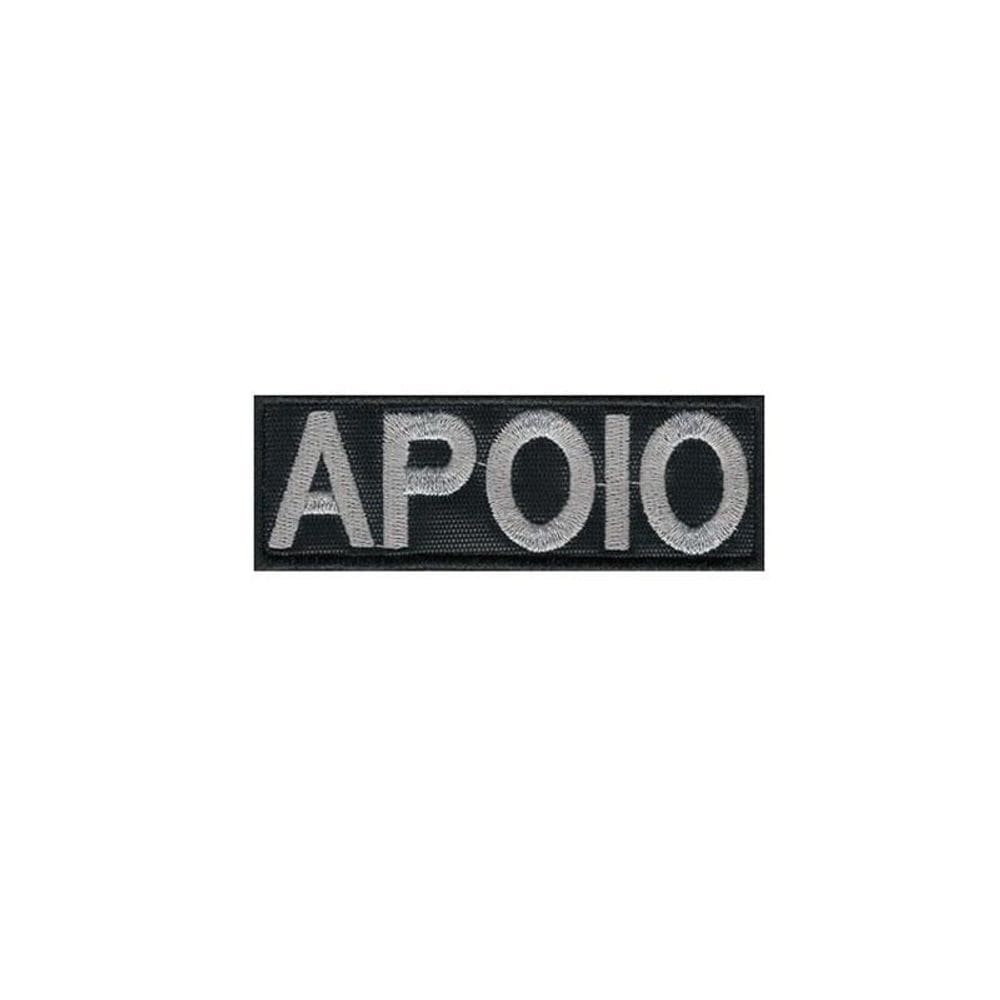 Patch Bordado Apoio Com Fecho De Contato