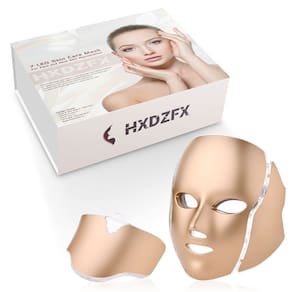 Máscara de terapia de luz facial LED HXDZFX HK207 7 Color