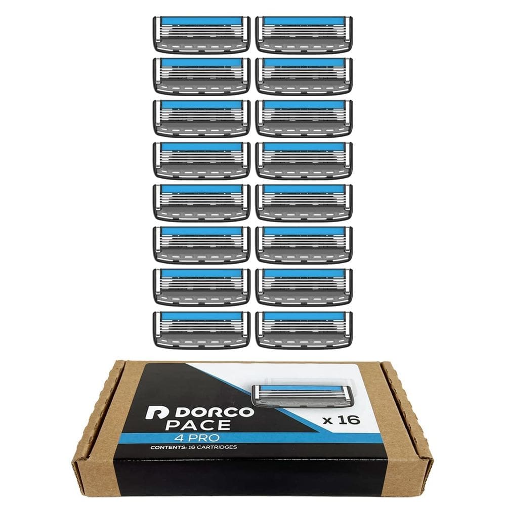 Sistema de barbear Razor Dorco Pace 4 Pro + 16 cartuchos