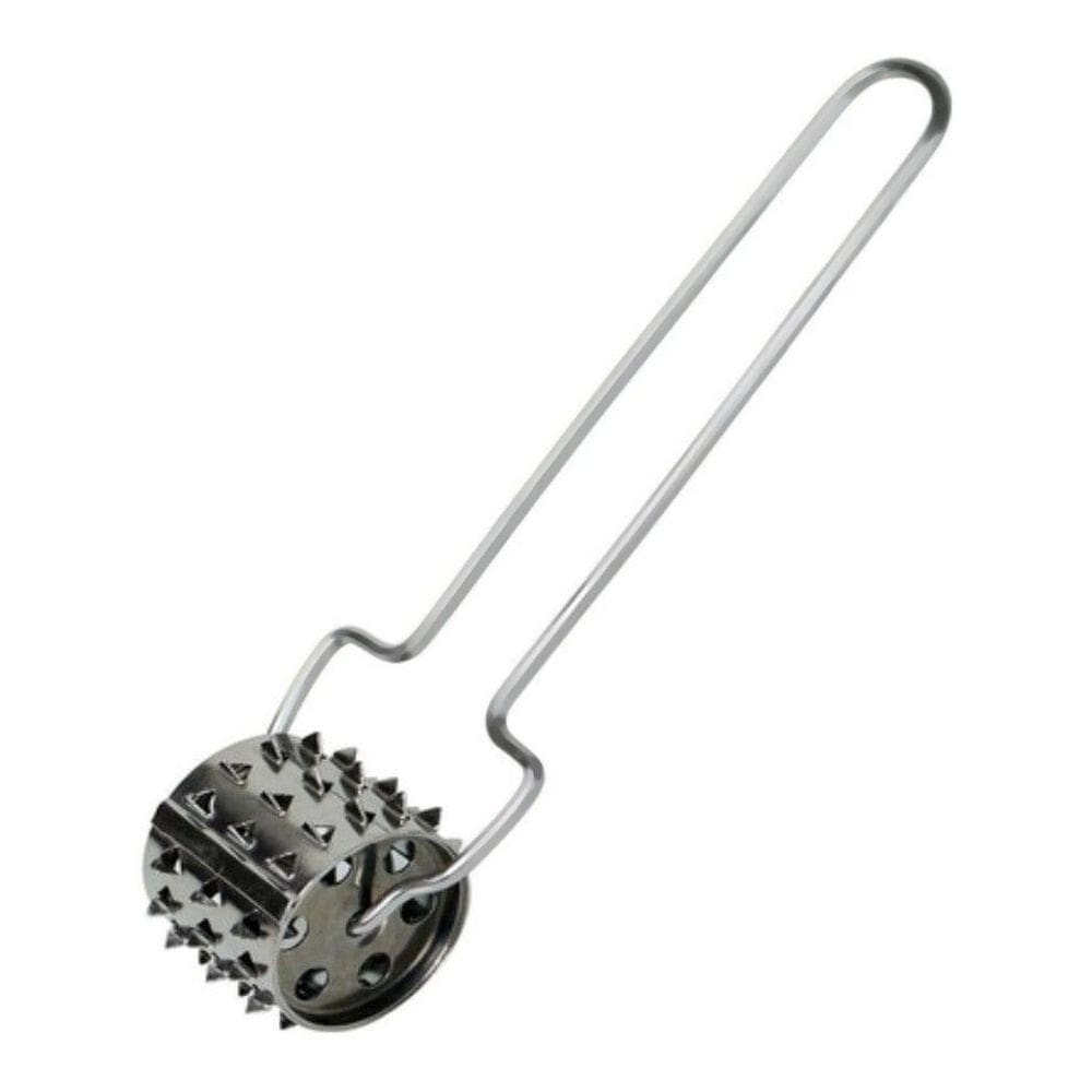 Amaciador De Carne Rolo Aço Inox Sem Bater