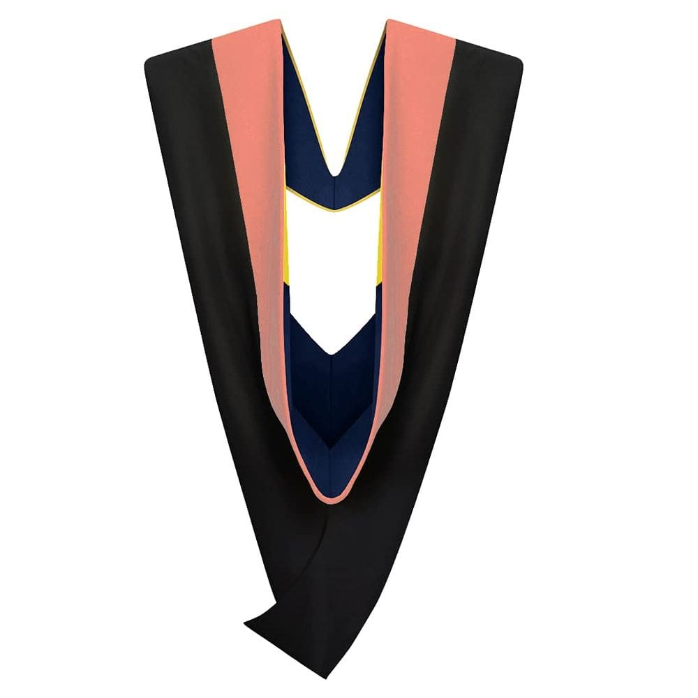 Capuz para mestrado Cape Diem Deluxe Apricot Salmon