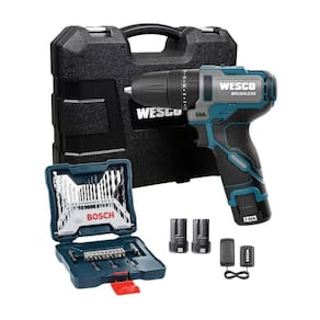Parafu/Furad Impacto Brushless Wesco Ws2558K2 12V +Acess