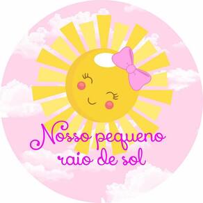 Painel Redondo 3D Sublimado Solzinho Frd-4836