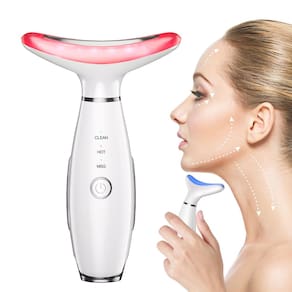 Massageador facial NUAKENE Neck Face Beauty Device White