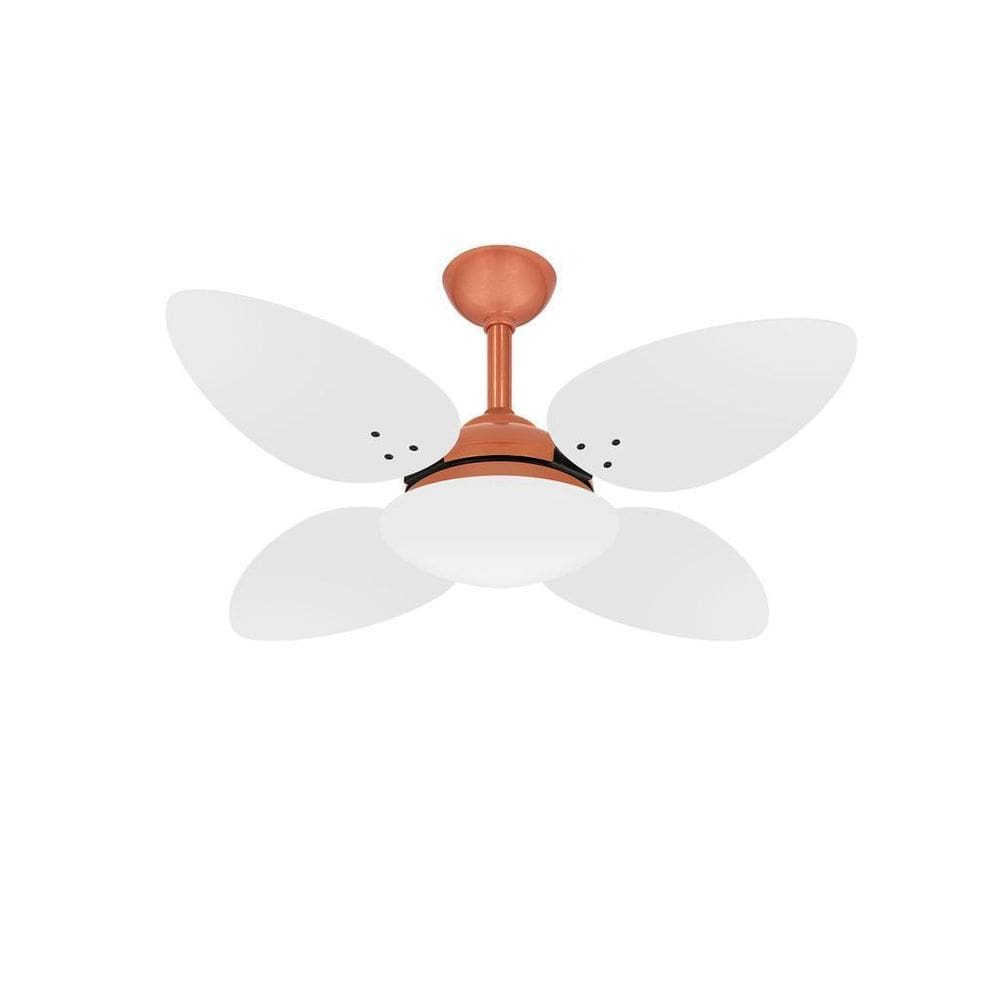 Ventilador De Teto Cobre Silencioso 4 Pás Pétalo Ventax 220V