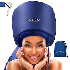 Secador de cabelo Bonnet Granteva com faixa para reduzir o calor