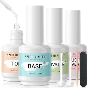 Conjunto de líquido em pó para unhas AZUREBEAUTY 15 ml/0,5 onças 8 unidades