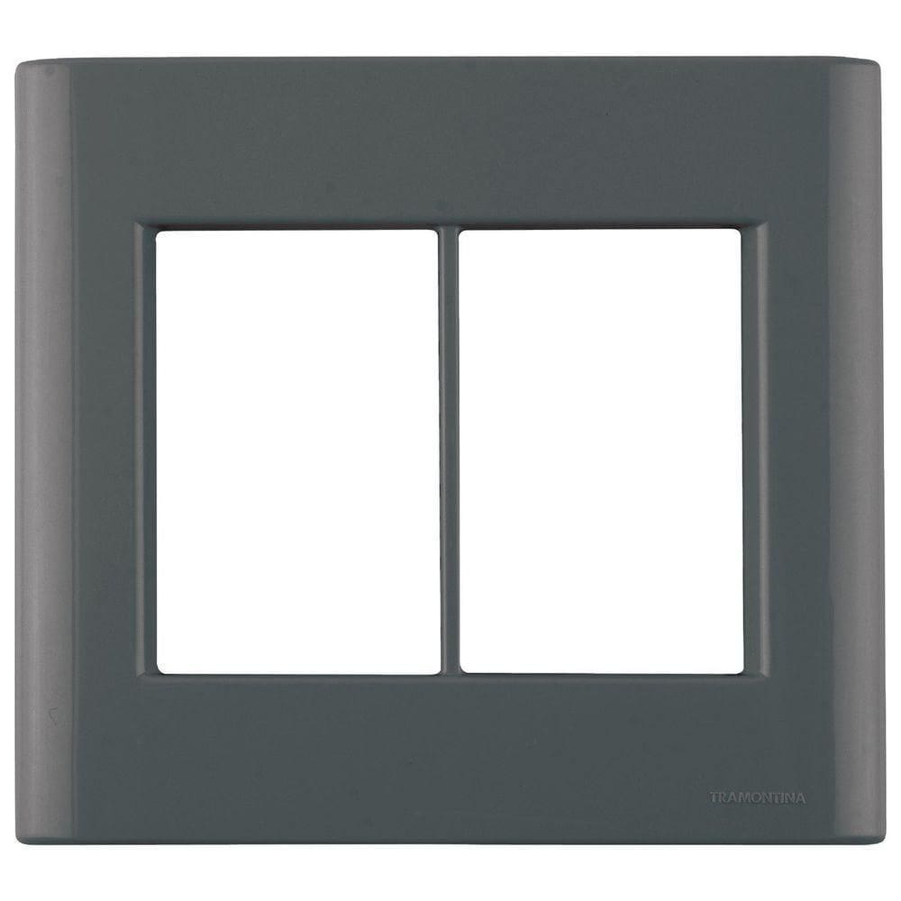 Placa 6 Postos 4X4 Tramontina Giz Grafite