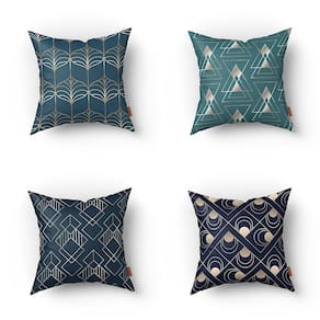 Kit Capas De Almofadas Decorativas Estampadas 30X30Cm 453