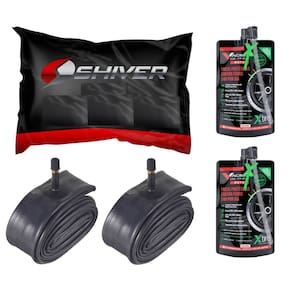 KIT PAR CAMARA 14` 17` HONDA BIZ 100 BIS 110i BIZ 125 POP 100 POP 110i SHINERAY JET + 2 VACINAS PNEU