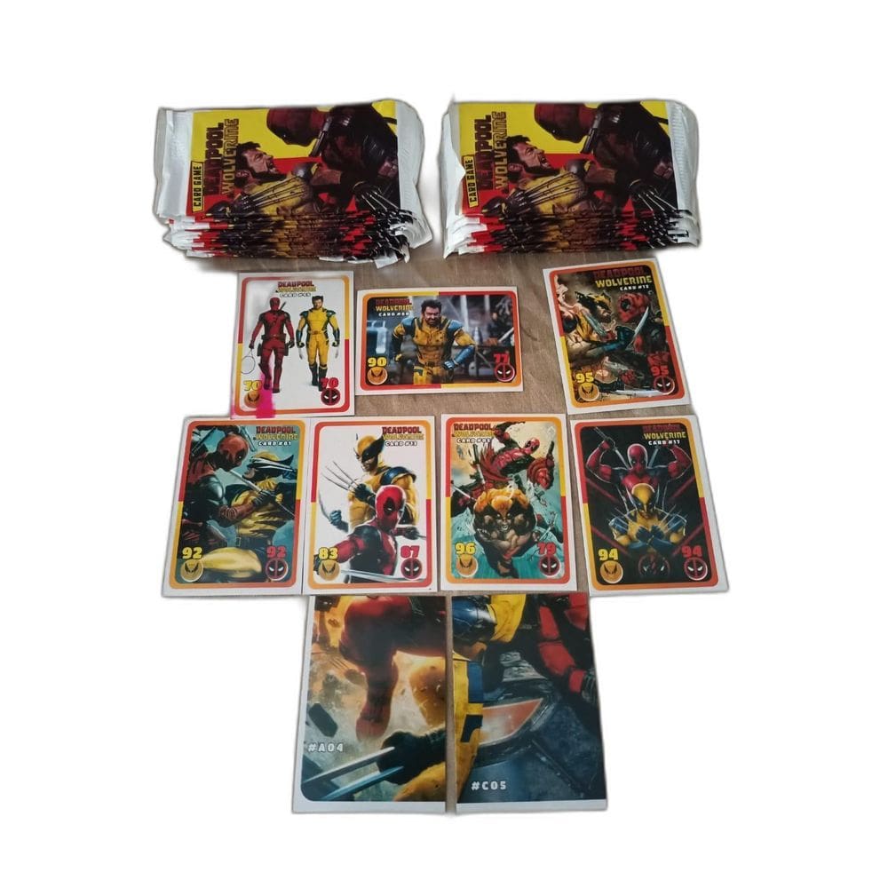 Kit Cards 2.5 Deadpool E Wolverine Cards Figurinhas