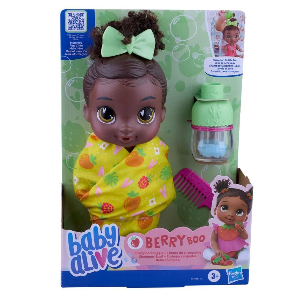 Boneca Baby Alive Shampoo Negra Hasbro
