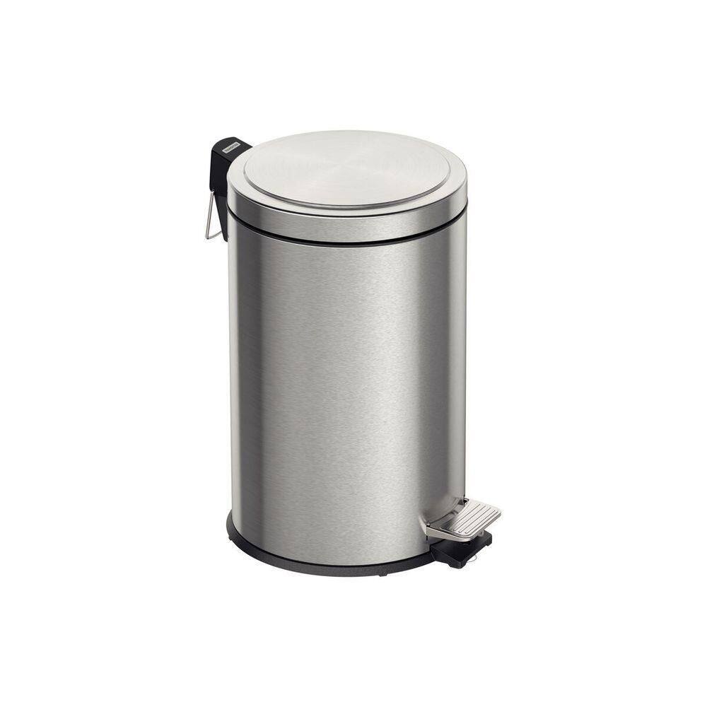 Lixeira Com Pedal Tramontina Em Aço Inox E Balde Interno 12 L