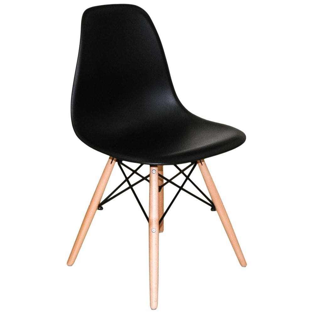 Cadeira Fixa Concha Eifel Preto