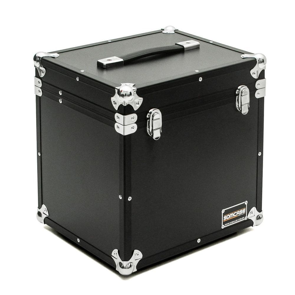 Hard Case Baú Cabos E Acessórios Black 33X28X33