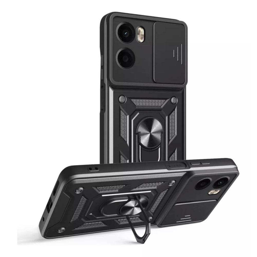 Capa Capinha Case para Motorola moto G05 - Protetora Resistente Anti Impacto Queda Armadura Militar Cor:Preto