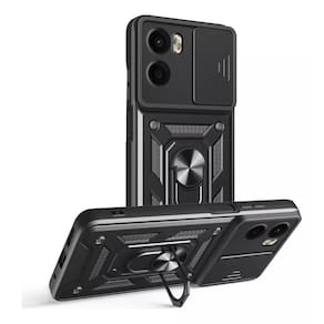 Capa Capinha Case para Motorola moto G05 - Protetora Resistente Anti Impacto Queda Armadura Militar Cor:Preto