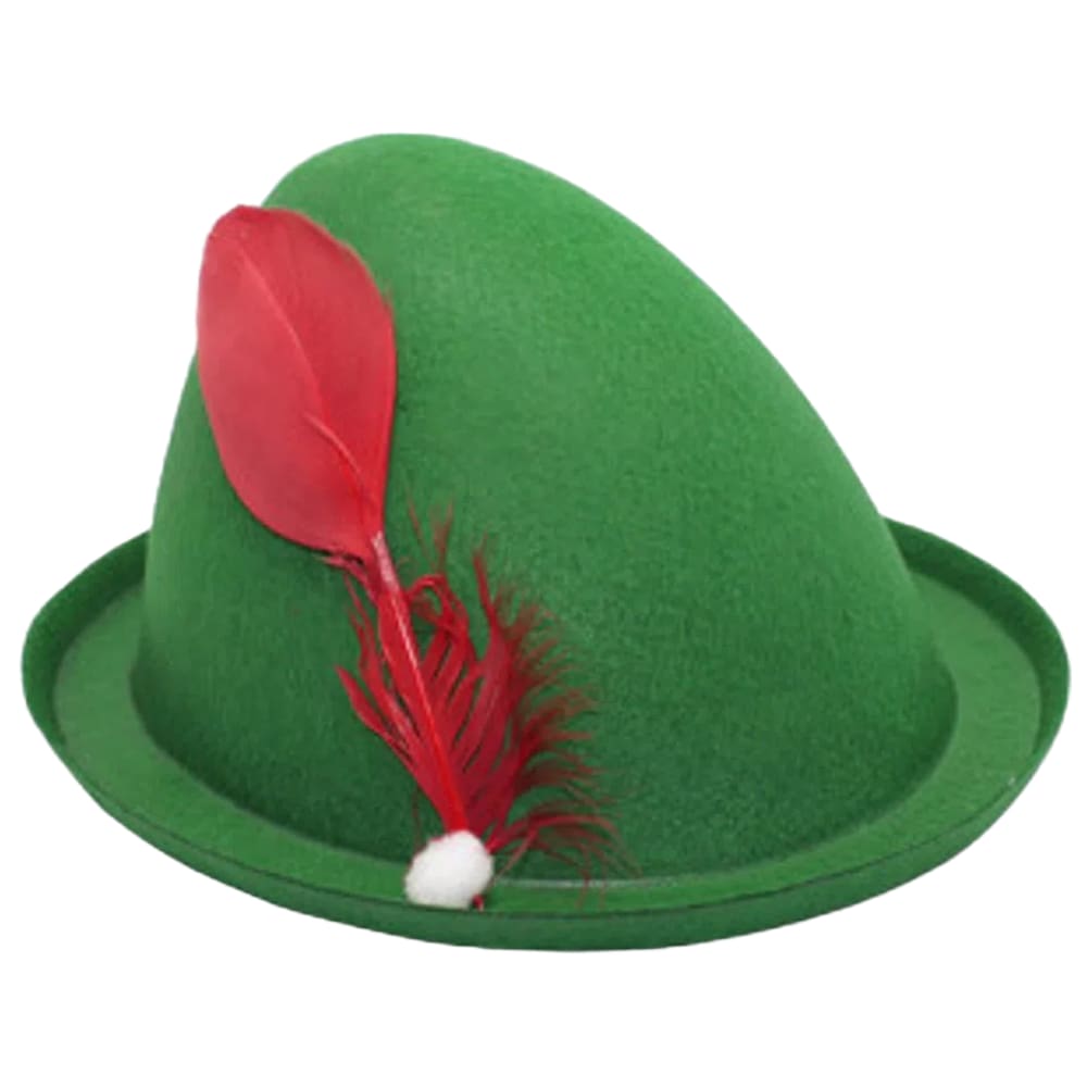 Chapéu Alemão Com Pena Oktoberfest Saint Patrick Cosplay