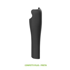 Capa Prótese Transfemoral Confetti Preta Id-00 Plus - Ethnos
