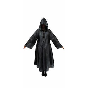 Fantasia Halloween Capa Mago com Capuz Capa Pânico Infantil Carnaval Cosplay