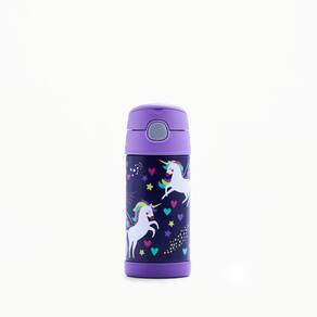 Garrafa Térmica Infantil Funtainer Unicórnio Alado Thermos - 355ml