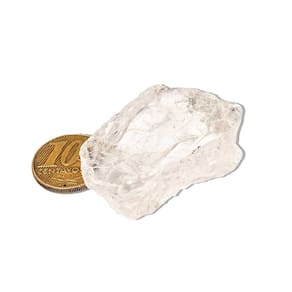 01 Topázio Branco Pedra Chapinha Natural 25 a 50g Média 50mm