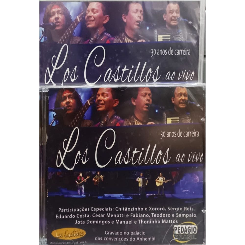 Los Castillos - Ao Vivo 30 Anos De Carreira Novo Dvd + Cd