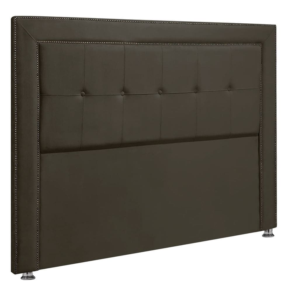 Cabeceira Estofada para Cama Box Casal 140cm Ravena Veludo - SOFA STORE