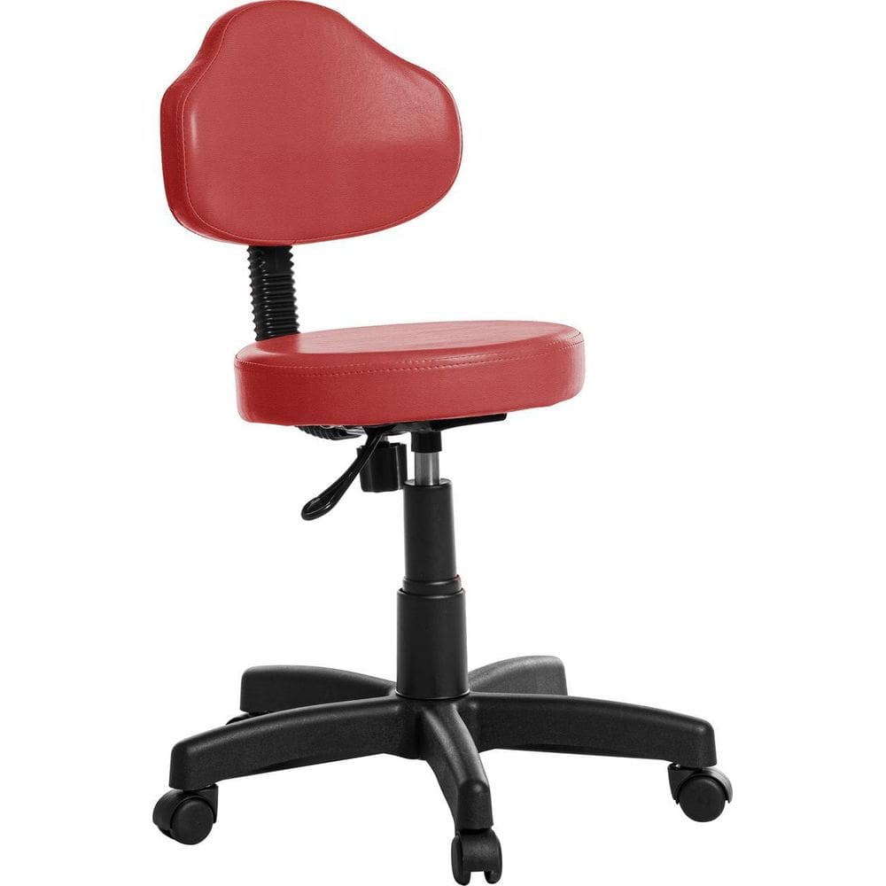 Cadeira Mocho Estética Clinica Plus Rce Vermelho