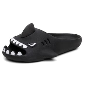 Chinelo Infantil Slide Tubarao Divertido Barbatana Calce Facil Microexpandido Conforto Resistente