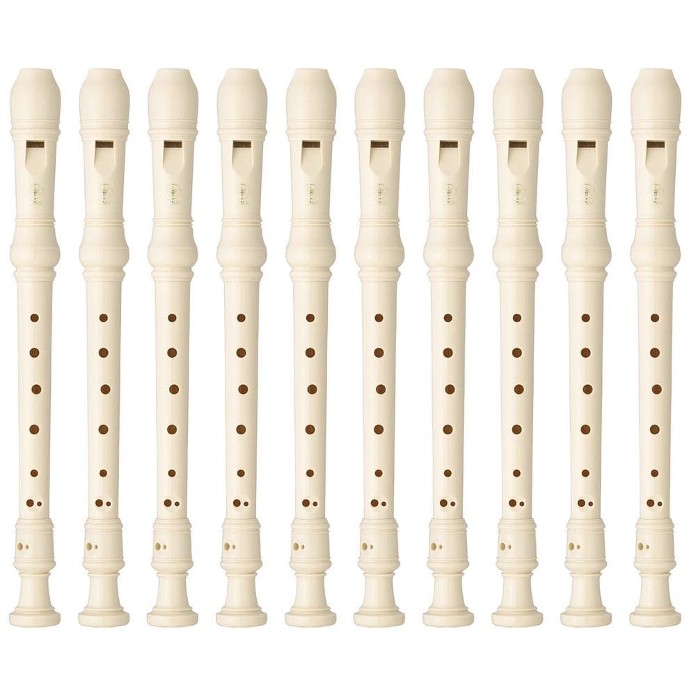 Kit 15 Flautas Doce Soprano Germânica Em C YRS-23 Yamaha