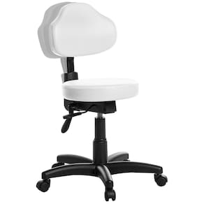 Mocho Ergonômica Estética Clinica Plus Rv Cor Branco