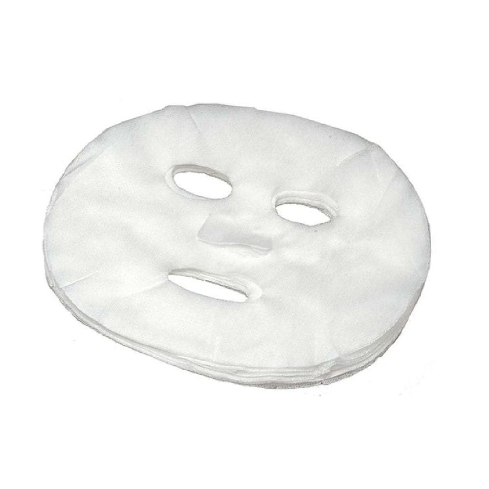 Máscara Facial Descartável Em Tnt Uso Em Limpeza De Pele 20U