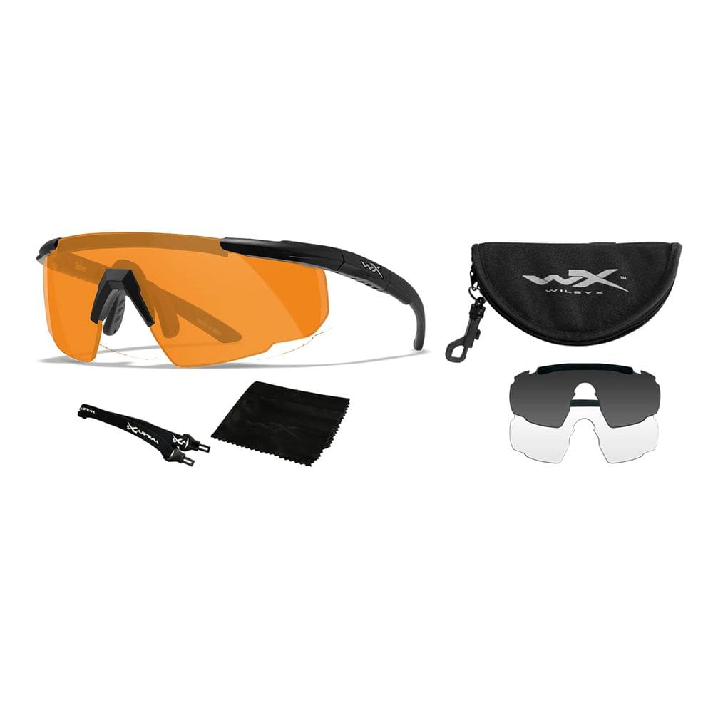 Óculos de tiro Wiley X Sabre Advanced ANSI Z87.1+ para homens