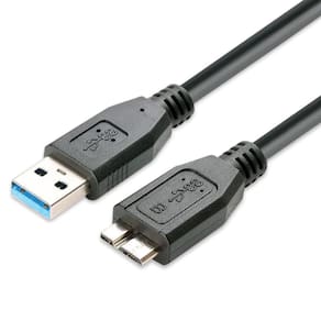 Cabo Para Hd Externo USB Micro B 3.0 5gbps 5 Metros Compatível com Samsung Seagate Toshiba Western Digital