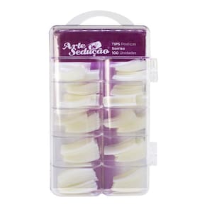 Kit Tips Unhas Postiças Sorriso 300 Unidades, Arte Sedução