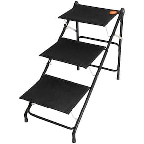 Escada Big para Cães Até 40kg Preta - Tubline Pet