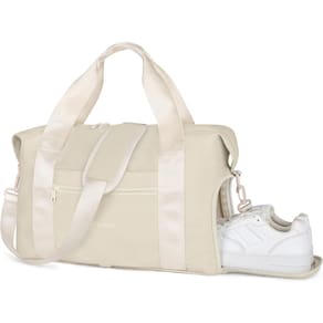 Bolsa de viagem dobrável ETRONIK para mulheres e homens com compartimento para sapatos