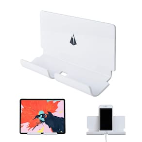 Suporte de parede para tablet, suporte de montagem, adesivo TxDesign, branco