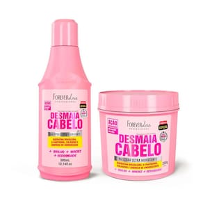 Kit Especial Desmaia Cabelo Shampoo e Máscara Forever Liss