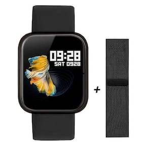 Relógio Smartwatch P70 Monitor Cardíaco Pressão Arterial Sono Passos Android Ios - Preto