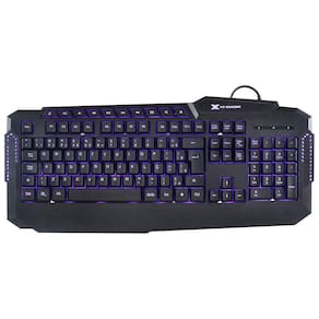 Teclado Usb Gamer Vx Gaming Hercules Com Multimidia Led 3 C