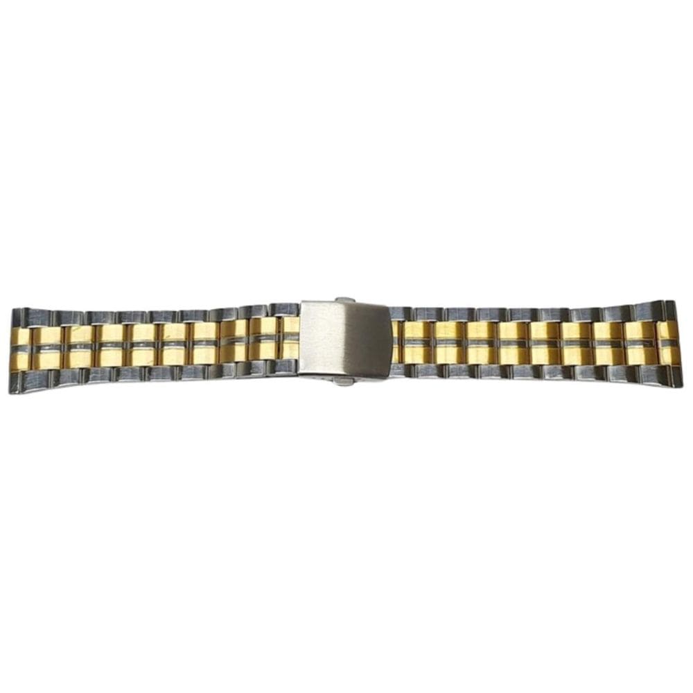 Pulseira De Aço Para Relógio Reta Mista 22Mm