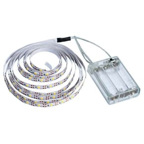 Kit 10 Fios Fita LED Luz Branca 120 Lâmpadas LED 2m À Pilha