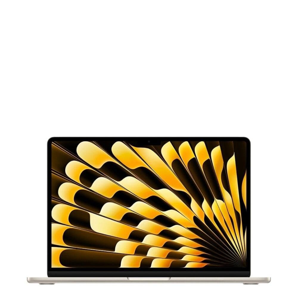 Apple MacBook Air 13", M3, CPU de 8 núcleos, GPU de 8 núcleos, 24GB RAM, 512GB SSD - Estelar