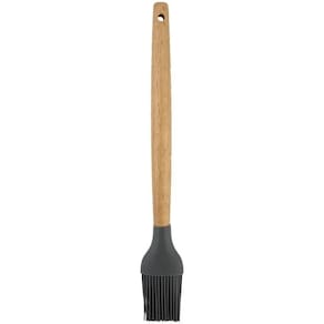 Pincel De Silicone Com Cabo De Madeira Para Cozinha 1 Un