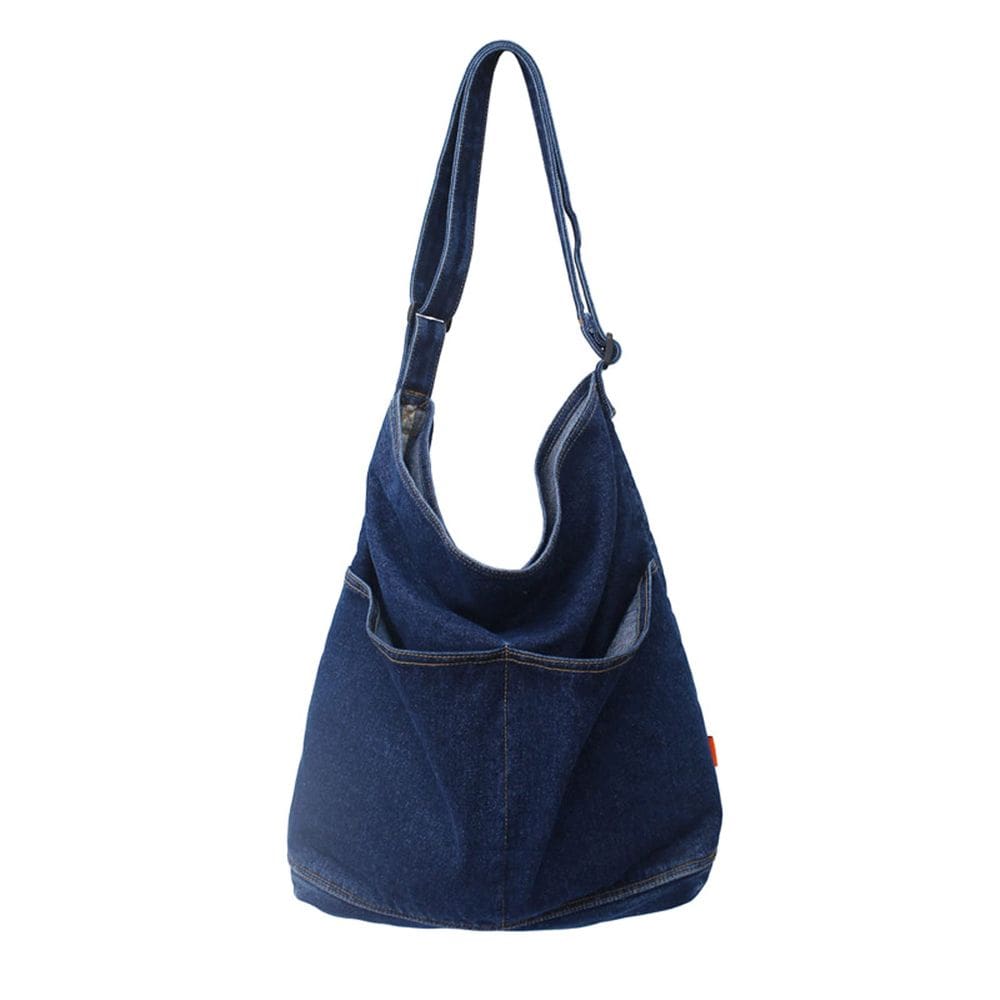 Bolsa de ombro JARKJARD Denim Canvas Messenger para mulheres e homens