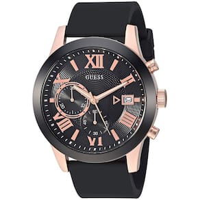 Relógio GUESS Comfortable Preto+Rose Gold-Tone U1055G3