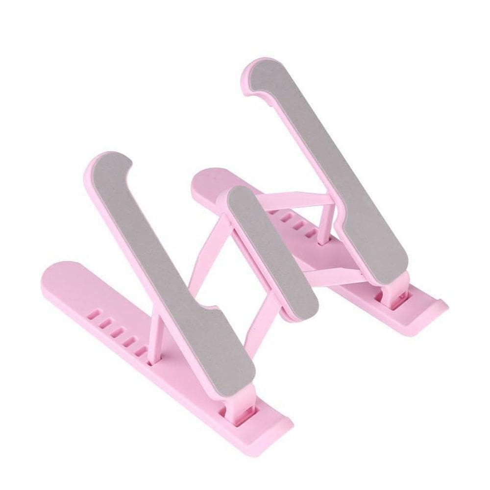 Suporte Portátil Dobrável Multi Posições Para Celular Rosa