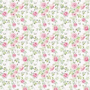 Papel De Parede Flores Rosas Carta Escrita Adesivo Quarto